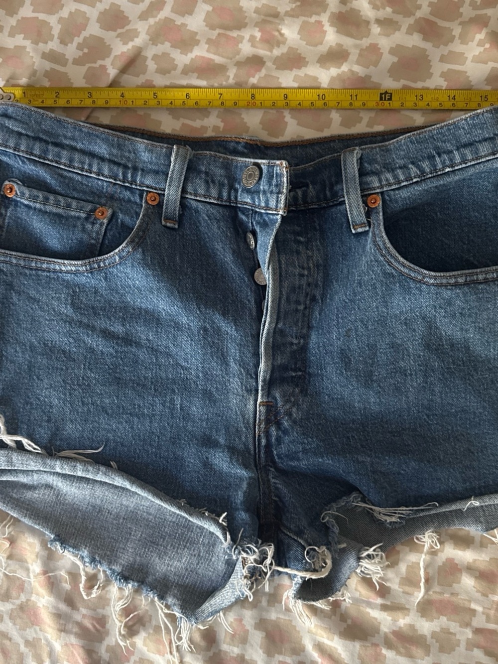 Levi's Blue Denim Jean Shorts